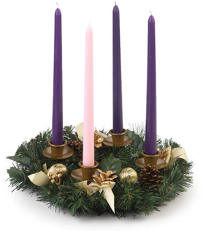 Picture of Traditional Pine Cone Advent Wreath