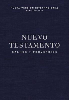 Picture of Nvi, Nuevo Testamento de Bolsillo, Con Salmos Y Proverbios, Tapa Rústica, Azul Añil