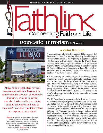 Picture of Faithlink - Domestic Terrorism (9/1/2019)
