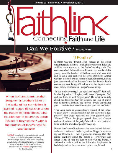 Picture of Faithlink - Can We Forgive? (11/3/2019)