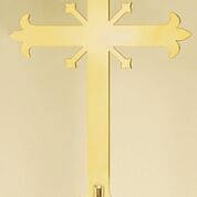 Picture of Koleys K1137 Polished Brass Processional Cross