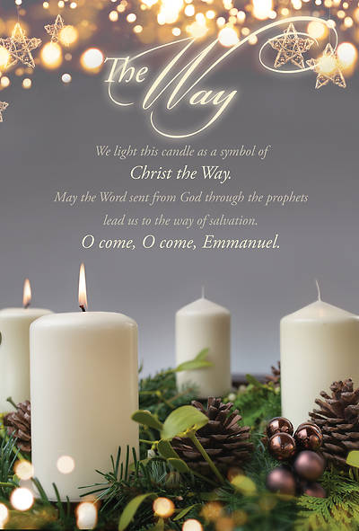 Picture of The Way Advent Week 2 Regular Size Bulletin
