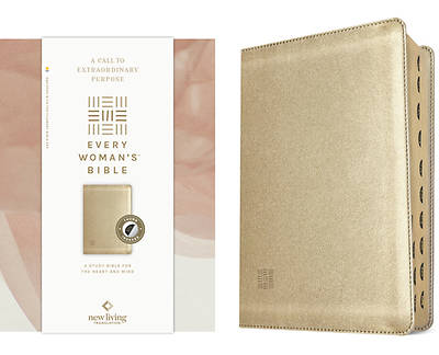 Picture of NLT Every Woman's Bible, Filament-Enabled Edition (Leatherlike, Soft Gold, Indexed)