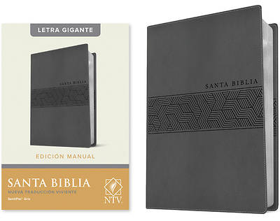 Picture of Santa Biblia Ntv, Edición Manual, Letra Gigante (Letra Roja, Sentipiel, Gris)