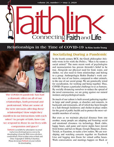 Picture of Faithlink - Relationships in the Time of COVID-19 (5/3/2020)