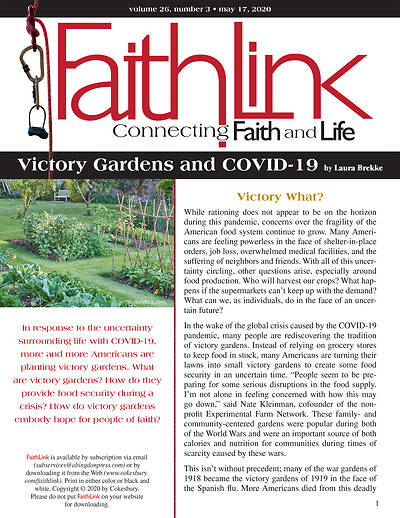 Picture of Faithlink - Victory Gardens and COVID-19