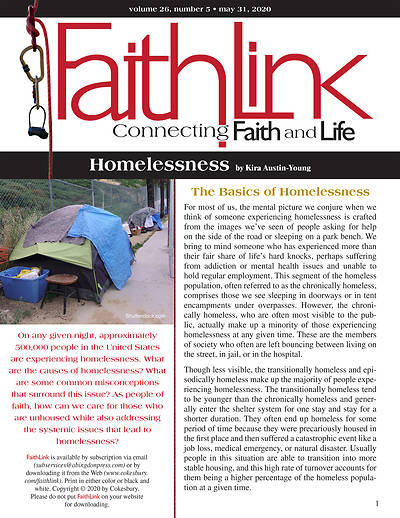 Picture of Faithlink - Homelessness (5/31/2020)