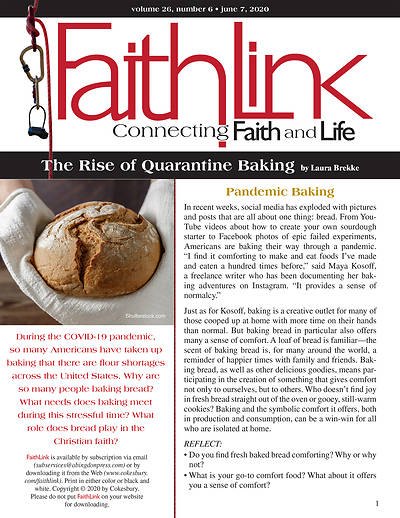 Picture of Faithlink - The Rise of Quarantine Baking (6/7/2020)