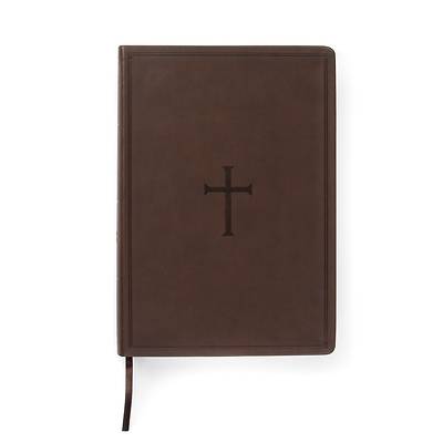 Picture of CSB Super Giant Print Reference Bible, Brown Leathertouch, Value Edition
