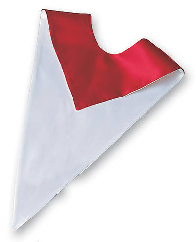 Picture of Murphy Qwick-Ship Red/White Reversible Liturgical Choir Stole
