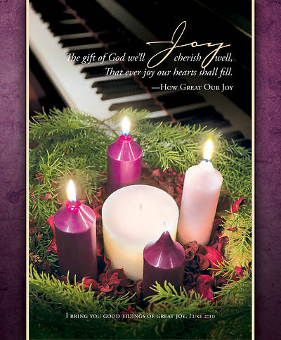 Picture of Joy Advent Legal Size Bulletin