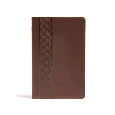 Picture of CSB Ultrathin Reference Bible, Value Edition, Brown Leathertouch