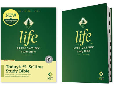 Picture of NLT Life Application Study Bible, Third Edition (Red Letter, Hardcover, Indexed)