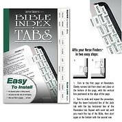 Picture of Slim-Line Silver Verse Finders Bible Tabs