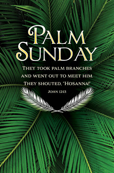 Picture of Palm Sunday Regular Size Bulletin