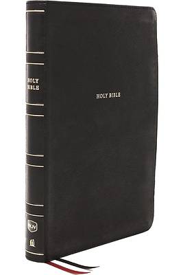 Picture of Nkjv, Thinline Bible, Large Print, Leathersoft, Black, Thumb Indexed, Comfort Print