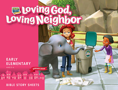 Picture of Deep Blue Connects Early Elementary Bible Story Sheets Spring 2020