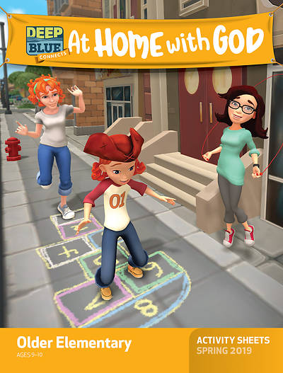 Picture of Deep Blue Connects At Home With God Older Elementary Activity Sheets Spring 2019
