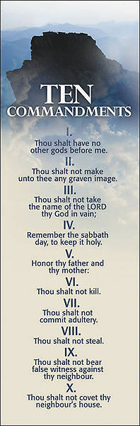 Picture of Ten Commandments - Mt. Sinai Bookmark