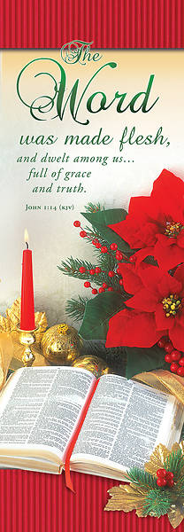Picture of Banner The Word Was Made Flesh 2 x 6 Vinyl