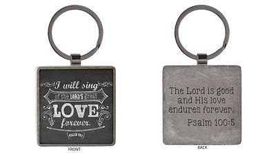 Picture of Chalkboard Collecton "Love" Metal Keyring