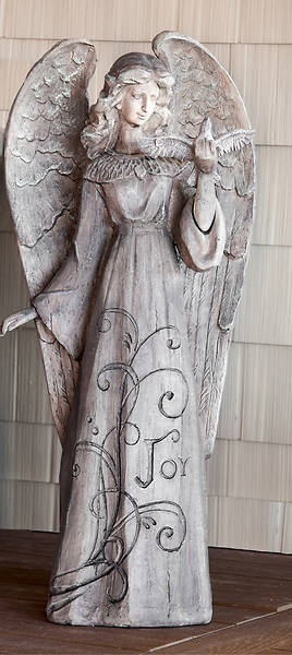 Picture of Angel with Dove Garden Figure