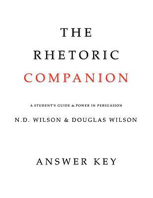 Picture of The Rhetoric Companion Answer Key