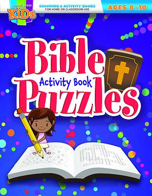 Picture of Bible Puzzles Activity Book - Coloring/Activity Book (Ages 8-10)