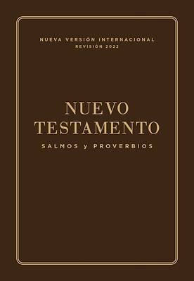 Picture of Nvi, Nuevo Testamento de Bolsillo, Con Salmos Y Proverbios, Leatherflex, Café