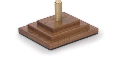Picture of OAK BASE FOR 3 LIGHT PEW CANDLESTICK