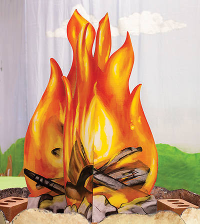 Picture of Vacation Bible School (VBS) Campfire Stand Up
