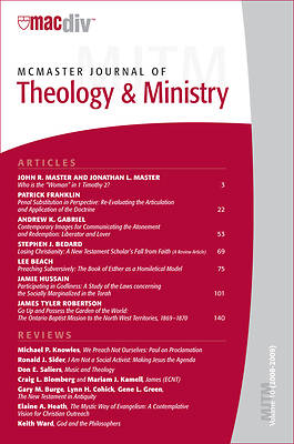 Picture of McMaster Journal of Theology and Ministry, Volume 10