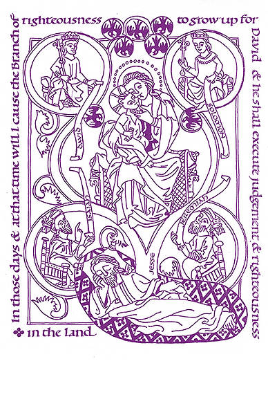 Picture of 6069B LENT LONG BULLETIN PURPLE [PACK OF 50]