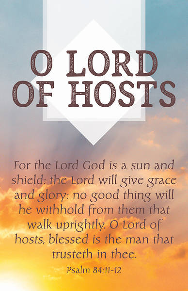 Picture of O Lord Of Hosts General Regular Size Bulletin