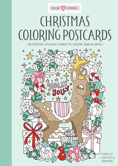 Picture of Christmas Coloring Postcards