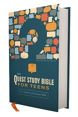 Picture of Niv, Quest Study Bible for Teens, Hardcover, Navy, Comfort Print
