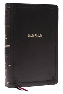 Picture of Kjv, End-Of-Verse Reference Bible, Personal Size Large Print, Leathersoft, Black, Red Letter, Comfort Print