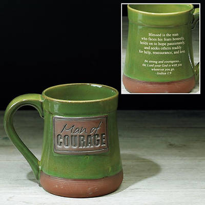 Picture of Man of Courage Pottery Mug