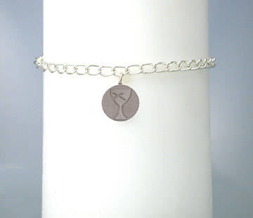 Picture of Charm Bracelet Sterling Silver 5/8" DOC Chalice