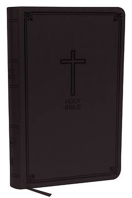 Picture of NKJV, Deluxe Gift Bible, Imitation Leather, Gray, Red Letter Edition