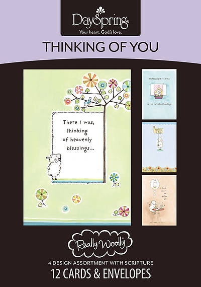 Picture of Really Wolly - Thinking of You Boxed Cards - Box of 12