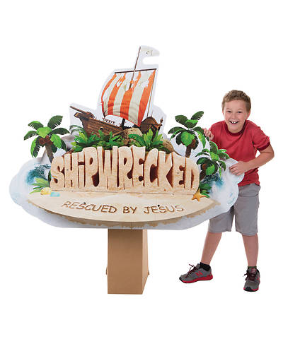 Picture of Vacation Bible School (VBS) 2018 Shipwrecked LOGO Display