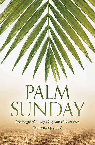 Picture of Palm Sunday Rejoice Greatly Bulletin