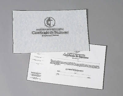 Picture of La Iglesia Metodista Unido Certificados de Bautismo para Jóvenes y Adultos (Pad of 26)