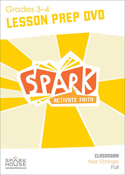 Picture of Spark Classroom Grades 3-4 Preparation DVD Year Orange Fall