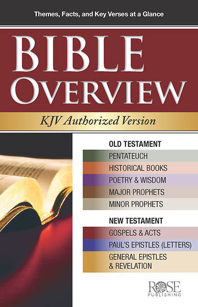 Picture of Pack of 5 Bible Overview Pamphlet: KJV