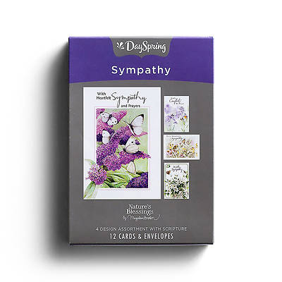 Picture of Sympathy Nature's Blessings - Butterflies Boxed Cards - Box of 12