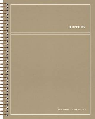 Niv, Journal the Word Bible, Single-Column, Spiral-Bound Edition, History, Cloth Hardcover Spiral, Tan, Comfort Print