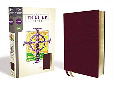 Picture of NRSV Thinline Bible Bonded Leather, Burgundy - Case of 20