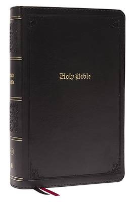 Picture of Kjv, End-Of-Verse Reference Bible, Personal Size Large Print, Leathersoft, Black, Red Letter, Thumb Indexed, Comfort Print